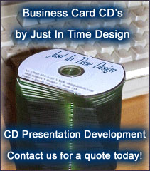 Business Card CD design by Just In Time Design