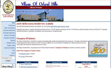 Village Government Website Design | Village of Orland Hills, IL